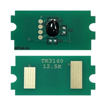 Чип Kyocera ECOSYS P3055/ P3060/P3050/P3045 (UNItech(Zhono)) TK-3160, Bk, 12.5K, EUR