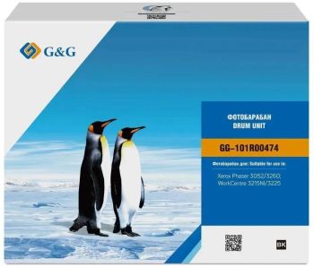Драм-картридж G&G, аналог Xerox 101R00474 10k с чипом