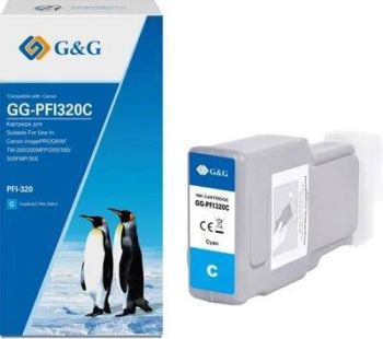 Картридж Canon iPF TM-200/TM-205/TM-300/TM-305 G&G PFI320C