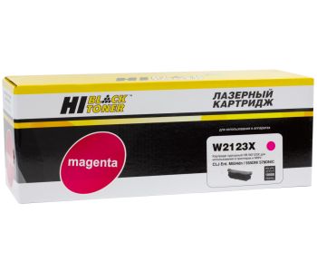 Картридж HP CLJ Enterprise M554dn/555DN/555x/578f/578DN (Hi-Black) W2123X, M, 10K, без чипа