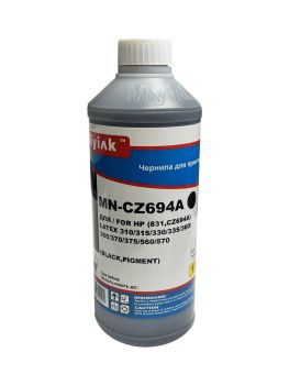 Чернила HP (831,CZ694A) Latex 310/315/330/335/360/365/370/375/560/570 (1л,black,Pigment) MyInk