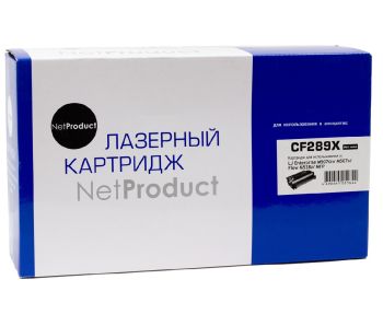 Картридж HP LaserJet Enterprise M507dn/M507x/Flow M528z/MFP (NetProduct) CF289X, 10K, без чипа