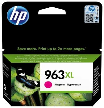 Картридж HP OfficeJet Pro 901x/902x/HP, 1,6К (O) 963XL/3JA28AE, пурпурный
