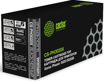 Картридж лазерный Cactus CS-PH3020X 106R03048 черный набор двойная упак. (1500стр.)
