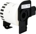Картридж ленточный Cactus CS-DK22212 DK-22212 черный на белом 62x15.24