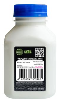 Тонер Cactus CS-TBRCHUM-60 пурпурный флакон 60гр.