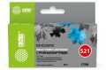 Картридж струйный Cactus CS-CLI521C голубой (9мл)