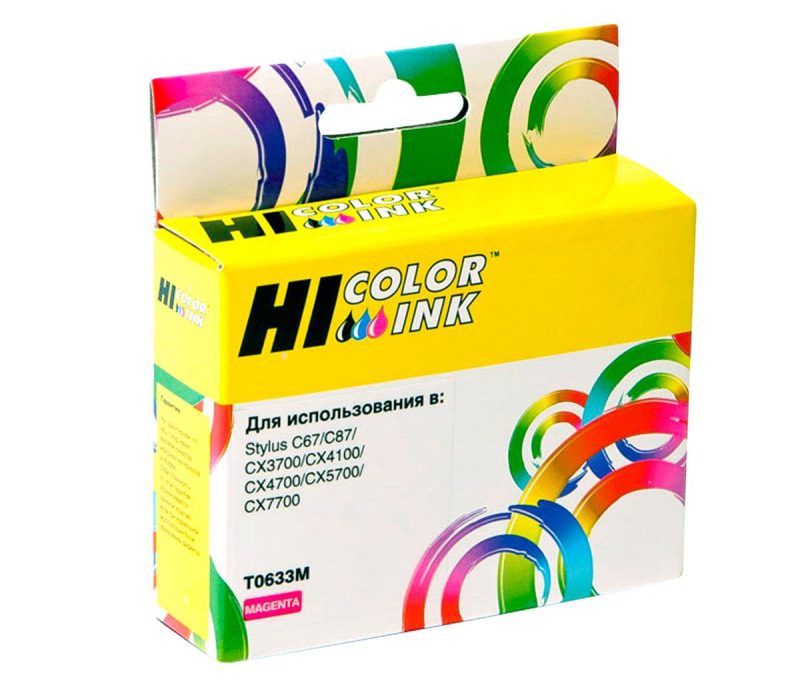 Картридж Epson Stylus C67/87/CX3700/4100/4700 (Hi-black) C13T06334A, M