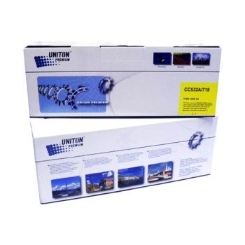 Картридж HP CC532A (304А)/CANON LBP-7200 Cartridge 718Y желтый (2,8K) UNITON Premium