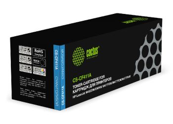 Картридж лазерный Cactus CS-CF411A CF411A голубой (2300стр.)