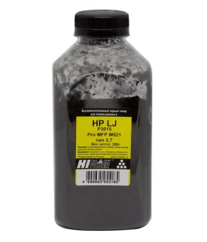 Тонер HP LJ P3015/Pro MFP M521 (Hi-Black) Тип 3.7, Bk, 280 г, банка
