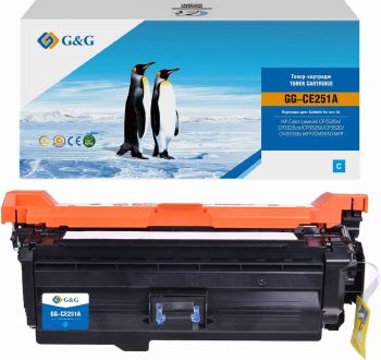 Картридж лазерный G&G GG-CE251A CE251A голубой (7000стр.)