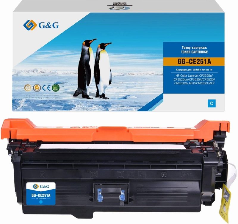 Картридж лазерный G&G GG-CE251A CE251A голубой (7000стр.)