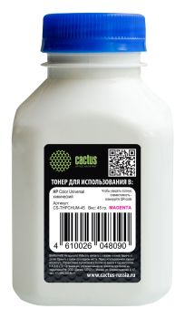 Тонер Cactus CS-THPCHUM-45 пурпурный флакон 45гр.