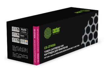 Картридж лазерный Cactus CS-CF403A CF403A пурпурный (1400стр.)