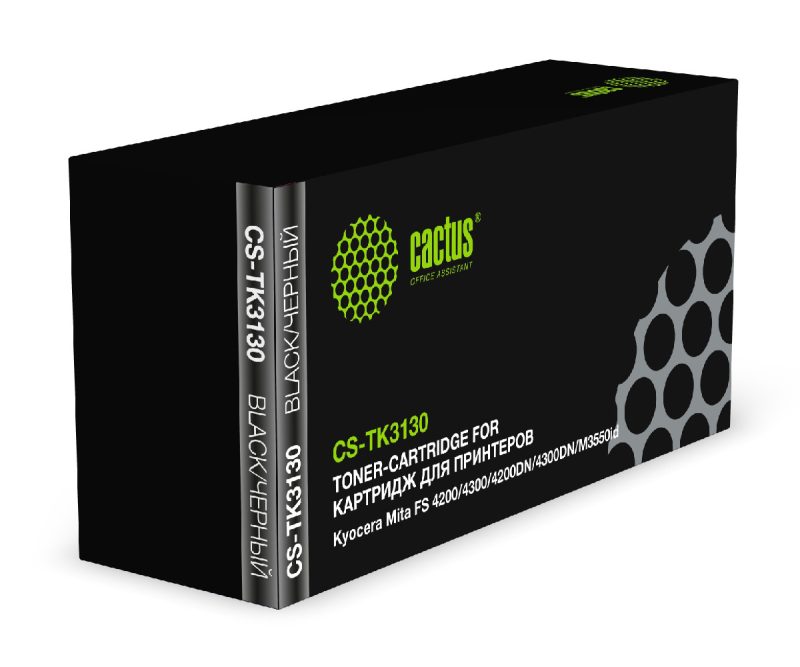 Картридж лазерный Cactus CS-TK3130 TK-3130 черный (25000стр.)