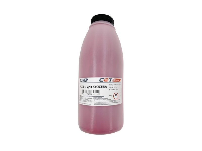Тонер KYOCERA ECOSYS P6230cdn/6235cdn/7040cdn (Japan) Magenta, 100г/бут, OSP0210M-100, PK210 (CET)