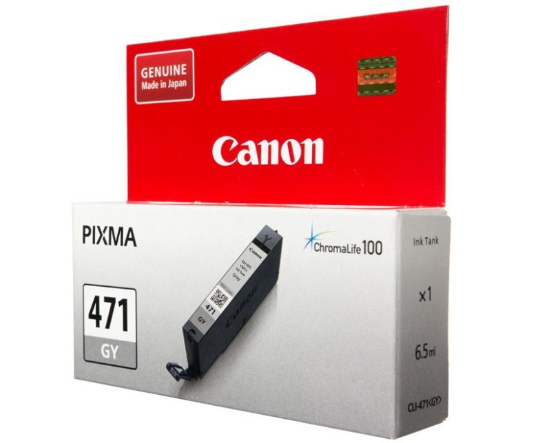 Картридж Canon PIXMA MG5740/MG6840/MG7740 (O) CLI-471 GY / 0404C001 серый