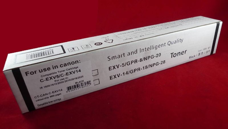 Тонер-картридж Canon iR 1600/1610/2000/2010/2016/2020 C-EXV5/C-EXV14/GPR-8 (туба 440г) (ELP Imaging)