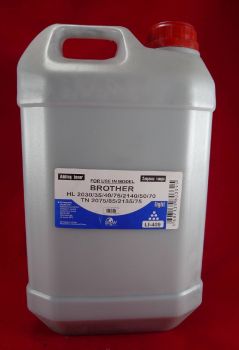 Тонер Brother TN 2075/85/2135/75 HL 2030/35/40/75/2140/50/70 (кан. 1кг) Black&White Light фас.Россия