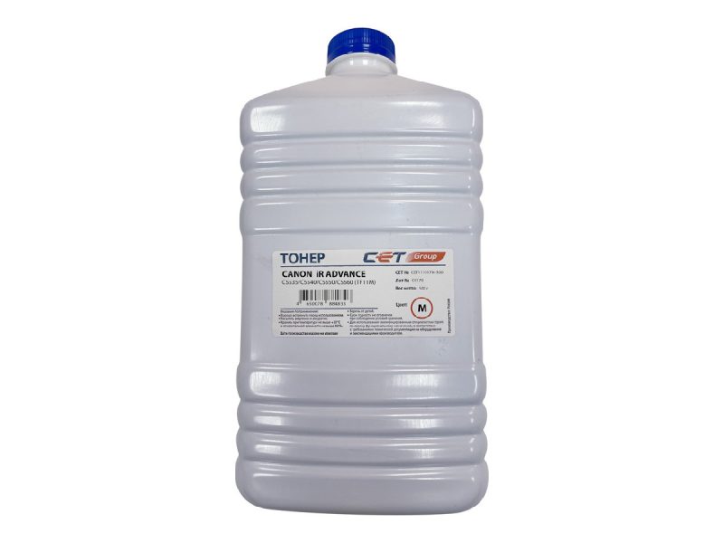 Тонер CANON iR ADVANCE C5535/C5540/C5550/C5560 (CET) M, 500г/бут, CET111017M-500, TF11M C-EXV51