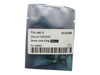Чип KONICA MINOLTA Bizhub C250/C252 (CET) Black, (WW), 70K, CET5694, драм-юнит