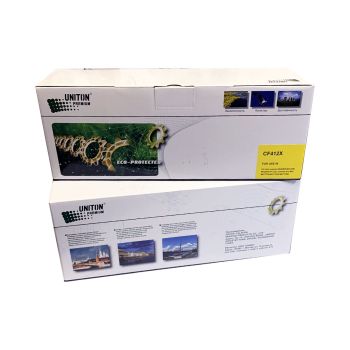 Картридж HP Color LJ M452/M477 CF412X (410X) желтый (5K) UNITON Premium GREEN LINE (Eco Protected)