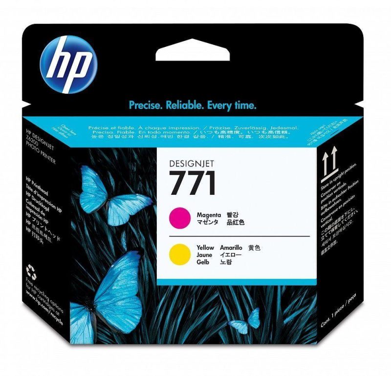 Печатающая головка HP 771 (CE018A) для DesignJet Z6200, Z6600, Z6610, Z6800, Z6810 M+Y (O)
