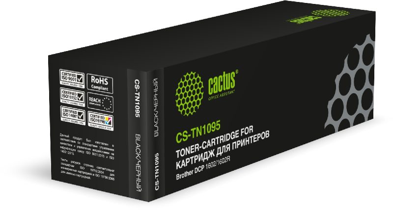 Картридж лазерный Cactus CS-TN1095 TN-1095 черный (1500стр.)
