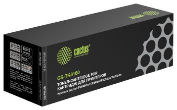 Картридж лазерный Cactus CS-TK3160 TK-3160 черный (12500стр.)