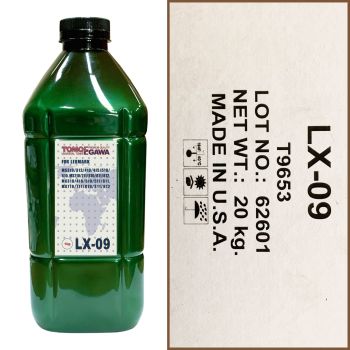 Тонер Lexmark Универсал тип LX-09 (фл,1кг,TOMOEGAWA) Green Line