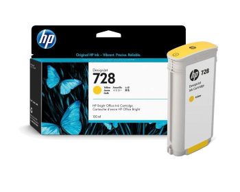 Картридж HP DesignJet T730/T830, 130ml (O) Yellow F9J65A/№728