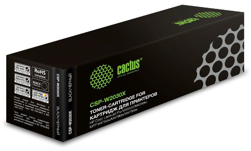 Картридж лазерный Cactus CSP-W2030X 415X черный (7500стр.) для HP LJ M454/MFP M479 с чипом