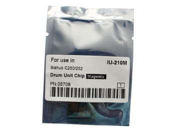 Чип KONICA MINOLTA Bizhub C250/C252 (CET) Magenta, (WW), 45K, CET5708, драм-юнит