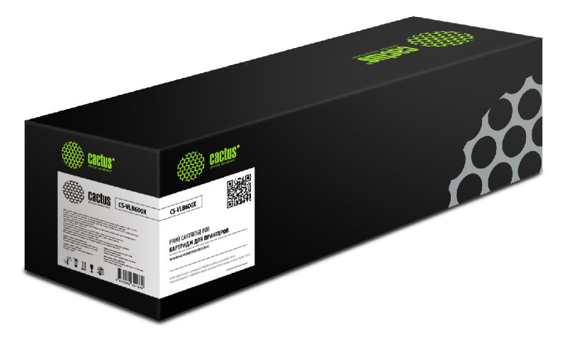 Картридж лазерный Cactus CS-VLB600X 106R03945 черный (46700стр.)