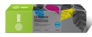 Картридж струйный Cactus CS-M0J98AE 991XL желт.пигм. (250мл)