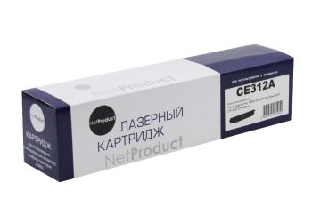 Картридж HP CLJ CP1025/1025nw/Pro M175 (NetProduct) № 126A, CE312A, Y, 1K