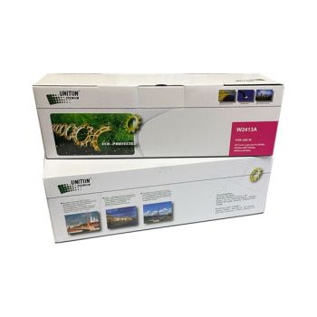 Картридж для HP W2413A (216A) красный (0,85К) БЕЗ ЧИПА!!! UNITON Premium GREEN LINE (Eco Protected)