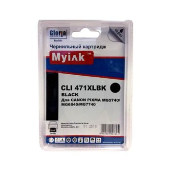 Картридж CANON PIXMA MG7740/6840/5740 Black MyInk CLI-471 XLBK 