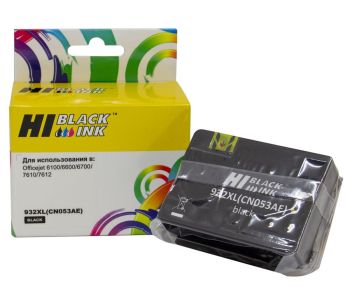 Картридж HP OJ 6100/6600/6700, №932XL (Hi-Black) CN053AE, BK