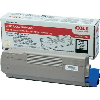 Картридж Oki 43865744/ 43865724 (O) Bk
