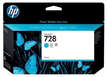 Картридж HP DesignJet T730/T830, 130ml (O) Cyan F9J67A/№728
