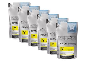 Чернила Epson SC-F6300/9400 (O) C13T46D440, Yellow, (6 контейнеров по 1,1 л)