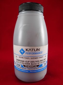 Тонер SAMSUNG CLP 320/325/360/365, CLX 3170/3305 Black, химический (фл. 90г) (Katun) фас.Россия