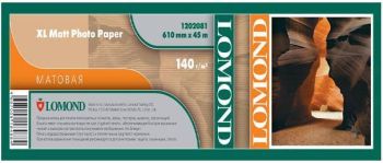 Бумага Lomond 1202081 24"(A1) 610мм-30м/140г/м2/белый матовое для струйной печати