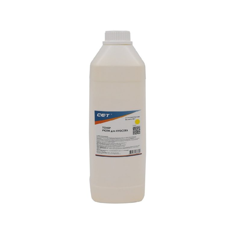 Тонер PK294 для KYOCERA ECOSYS P5021cdw (Japan) Yellow, 500г/бут, (унив.), OSP0294Y-500 (CET)