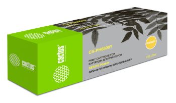 Картридж лазерный Cactus CS-PH6500Y 106R01603 желтый (2500стр.)