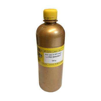 Тонер для HP Color LJ M452/M477/M454 (фл, 100,желтый,Chemical/MKI) Gold ATM