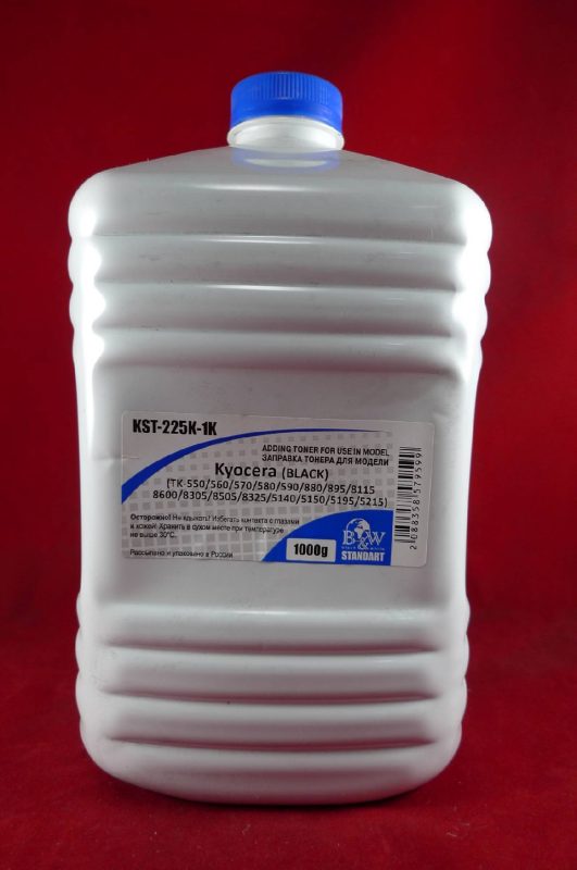 Тонер для Kyocera (Tomoegawa VF03-K/ED-90K) (кан. 1кг) Black&White Standart