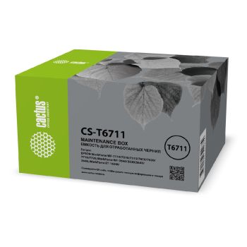 Емкость для отработанных чернил Epson T6711 (Cactus) L1455, WF-3520, 7110, 7610, 7620, 7710, 7720